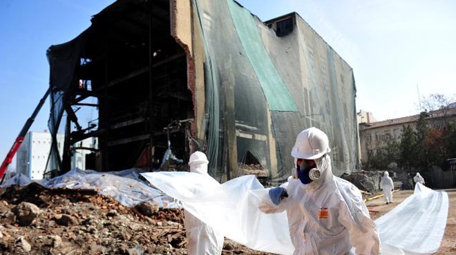 TMMOB dan yöneticilere İzmir için  asbest  çağrısı